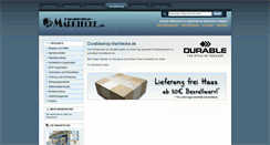 Desktop Screenshot of durableshop-marktecke.de