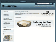 Tablet Screenshot of durableshop-marktecke.de